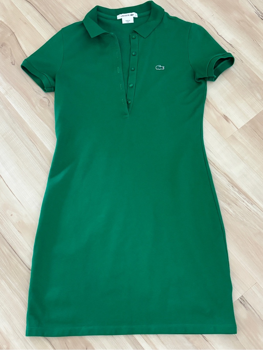 Lacoste Women’s Green Polo Dress Size 34 (XS)